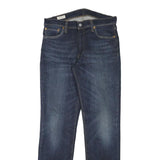 LEVI'S Mens Regular Blue Denim Raw Jeans W30 L30 Classic Zip Closure