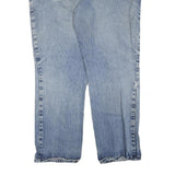 CARHARTT Mens Blue Regular Fit Denim Jeans W38 L30 Workwear Cotton Blend Zip