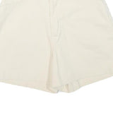 LEE Womens Shorts White Casual Plain XS W25 Cotton Blend Comfortable Summer