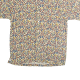 POLO RALPH LAUREN Mens Cream & Red Pattern Shirt S Cotton Summer Casual