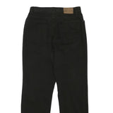 RALPH LAUREN POLO JEANS COMPANY Womens Cotton Blend Black Regular Fit Straight