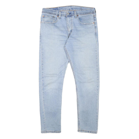 LEVI'S 512 Mens Jeans Blue Slim Skinny Denim Light W32 L27 Classic Zip Cotton