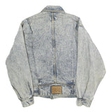 LEE Womens Blue Denim Button Cotton Jacket L Casual Classic Fit