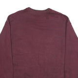 CROFT & BARROW Mens Maroon Golf Pro Grandpa Crew Neck L Cotton Blend Sweatshirt