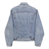 LEVI'S Mens Blue Denim Jacket XL Cotton Classic Button Front Plain Authentic