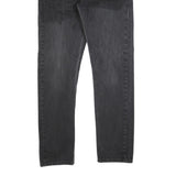 LEVI'S Mens Black Regular Straight Denim Fair W30 L32 Zip Cotton Blend