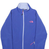 THE NORTH FACE Womens Blue Jacket S Polyester Blend Plain Zip Outdoor Active