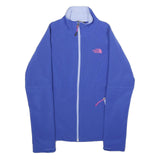 THE NORTH FACE Womens Blue Jacket S Polyester Blend Plain Zip Outdoor Active