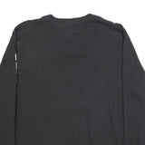 CARHARTT Womens Black Long Sleeve Crew Neck T-Shirt XL Printed Logo Sleeve