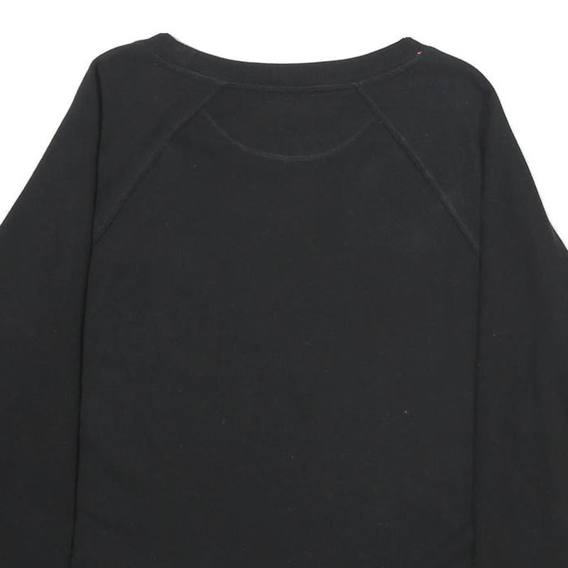 CALVIN KLEIN PERFORMANCE Womens Black Cotton Blend Crew Neck Sweatshirt S