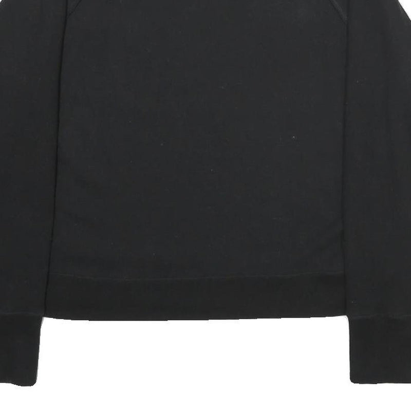 CALVIN KLEIN PERFORMANCE Womens Black Cotton Blend Crew Neck Sweatshirt S