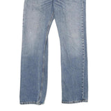 LEVI'S 514 Mens Slim Jeans Blue Denim Light W31 L32 Straight Cotton Zip