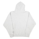 NOTRE DAME Mens Grey Cotton Blend Pullover Hoodie L University Logo Sweatshirt