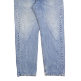 LEVI'S 505 Mens Jeans Blue Regular Straight Denim Medium W36 L30 Classic Style