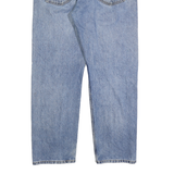 LEVI'S 505 Mens Jeans Blue Regular Straight Denim Medium W36 L30 Classic Style