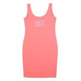 DKNY Womens Pink Sports Bodycon Jersey Dress Cotton Blend S Sporty Casual