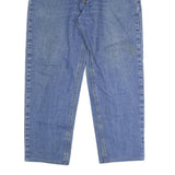CARHARTT Mens Regular Fit Blue Denim Jeans Button W36 L27 Classic Cotton