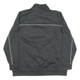 NIKE Mens Black Jacket XL Polyester Blend Zip Plain Athletic Sportswear