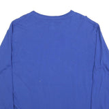 MAJESTIC Mens Blue Cubs Raise The Flag Long Sleeve Crew Neck T-Shirt XL Cotton