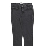 LEVI'S 710 Womens Jeans Black Slim Skinny Denim W28 L30 Stretch Cotton Blend