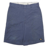 DICKIES Mens Shorts Blue Casual Loose L W36 Workwear Polyester Blend