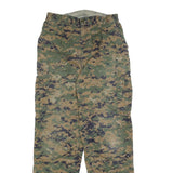 AMERICAN APPAREL Mens Cotton Blend Camouflage Regular Straight Trousers W30 L33