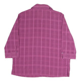 SARAH BENTLEY Womens Pink Printed Shirt Long Sleeve Collared L Button Front