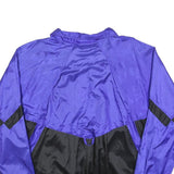 NIKE Mens Purple & Black Zip Jacket XL Polyester Colourblock Sportswear Retro