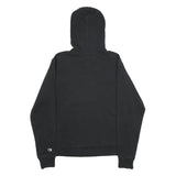 CHAMPION Mens Black Pullover Hoodie S Branded Logo Cotton Blend Casual