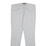 LEVI'S 524 Too Superlow Womens Jeans Relaxed Straight Denim Light W34 L32 Stud