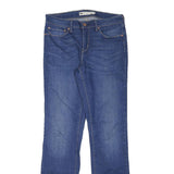 LEVI'S Womens Blue Regular Straight Denim Medium Wash W30 L32 Classic Zip Jeans