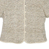 GIBIERRE DONNA Womens Cream Smart Button Jacket XXS Polyester Blend Woven
