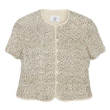 GIBIERRE DONNA Womens Cream Smart Button Jacket XXS Polyester Blend Woven