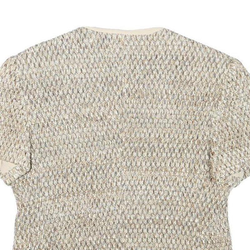 GIBIERRE DONNA Womens Cream Smart Button Jacket XXS Polyester Blend Woven