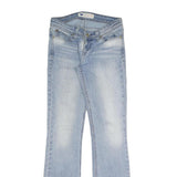 LEVI'S Womens Regular Fit Light Blue Denim Straight Jeans W28 L32 Stylish