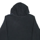 COMPANIE DE CALIFORNIE Girls Blue & Black Denim Hoodie L Cotton Blend Casual