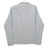 NIKE Mens Grey Jacket S Cotton Blend Plain Zip Casual Sportswear