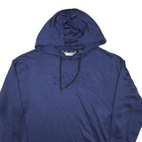 DKNY Mens Navy Blue Hoodie M Polyester Blend Casual Pullover Sweatshirt