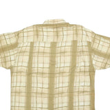 AUTHENTIC CLOTHING CO Mens Beige & Cream Checked Shirt XL Casual Cotton Blend