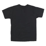 Womens Black Hello Asean Graphic T-Shirt M Short Sleeve Crew Neck Cotton