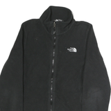 THE NORTH FACE Womens Black Fleece Jacket S Polyester Zip Outdoor Lightweight