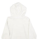 LEVI'S Mens White Hoodie S Cotton Blend Pullover Casual Sweatshirt