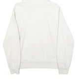 LEVI'S Mens White Hoodie S Cotton Blend Pullover Casual Sweatshirt