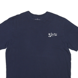 NAUTICA Mens Navy Blue Graphic T-Shirt XL Short Sleeve Crew Neck Cotton Blend