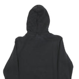 PUMA Womens Black Hoodie UK 12 Cotton Blend Pullover Hooded Sweatshirt