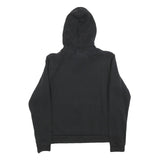 PUMA Womens Black Hoodie UK 12 Cotton Blend Pullover Hooded Sweatshirt