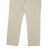 LEE Mens Regular Fit Beige Cotton Blend Trousers W36 L29 Classic Zip Closure