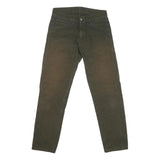 CARHARTT Mens Regular Fit Workwear Cotton Blend Straight Leg Green W30 L28