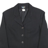 TALLY WEIJL Womens Black Button Jacket M Polyester Classic Tailored Plain