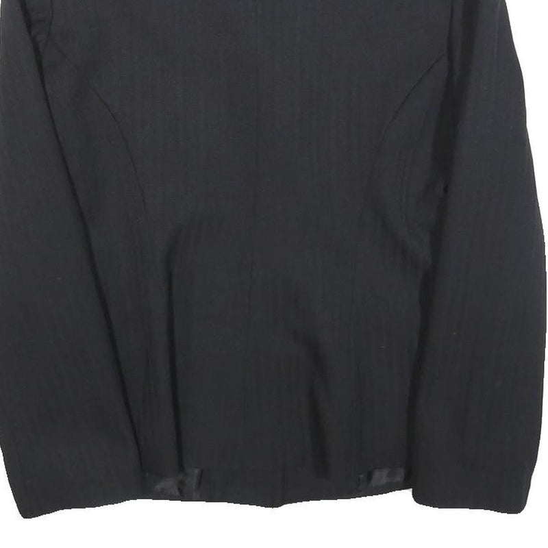 TALLY WEIJL Womens Black Button Jacket M Polyester Classic Tailored Plain